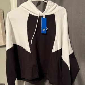 Adidas women hoodie cropped